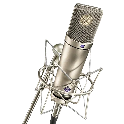 Neumann U87-Ai microphone and shock mount